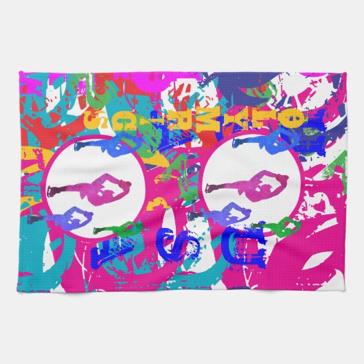 OLYMPIC SKATING GESCHIRRTUCH (Horizontal)