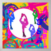 OLYMPIC SKATING  POSTER (Vorne)