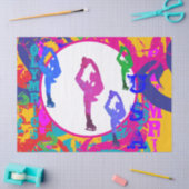 OLYMPIC SKATING SEIDENPAPIER (Basteln)