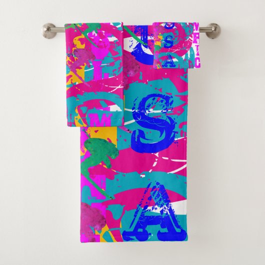 OLYMPIC SKIING BADHANDTUCH SET (Insitu)