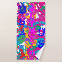 OLYMPIC SKIING BADHANDTUCH SET