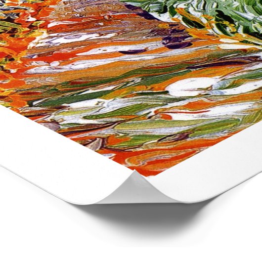 Olympic Sunset Poster (Ecke)