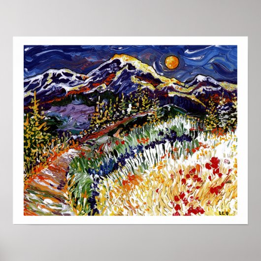 Olympic Sunset Poster (Vorne)