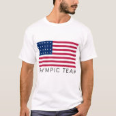 OLYMPIC TEAM Flag T - Shirt (Vorderseite)
