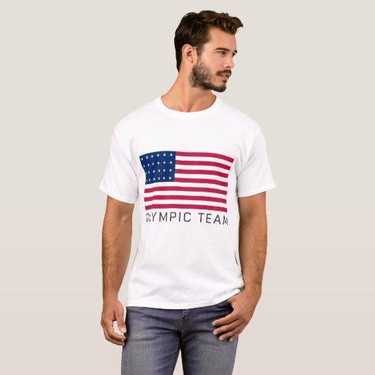 OLYMPIC TEAM Flag T - Shirt (Vorne ganz)