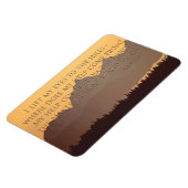 olympische Berge mit Psalm 121:1-2-Magnet Magnet (Linke Seite)
