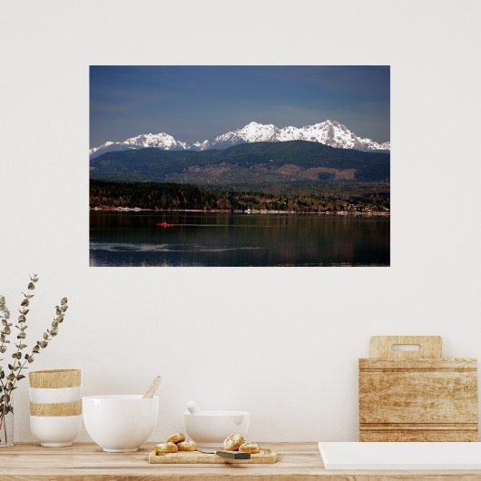 OLYMPISCHE BERGE POSTER (Küche)