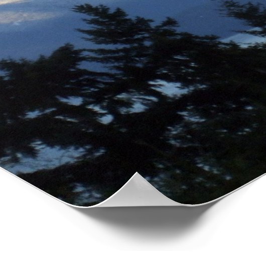 Olympische Berge Poster (Ecke)