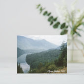 Olympische Berge Postkarte (Stehend Vorderseite)