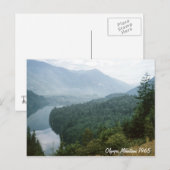 Olympische Berge Postkarte (Vorne/Hinten)