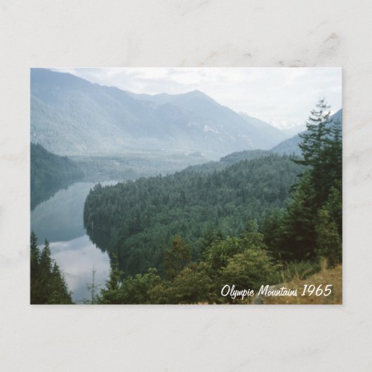 Olympische Berge Postkarte (Vorderseite)