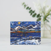 Olympische Berge Postkarte (Stehend Vorderseite)