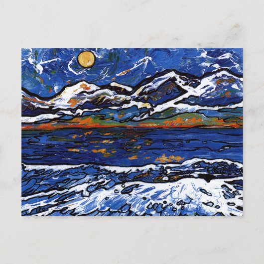 Olympische Berge Postkarte (Vorderseite)