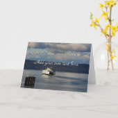 Olympische Berge und Washington-Staatsfähre Karte (Gelbe Blume)