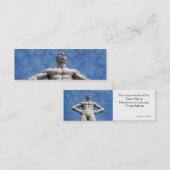 Olympische Boxer Geocache Telefonnummerkarte (Vorne/Hinten)