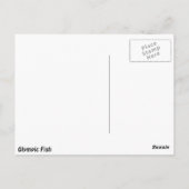 Olympische Fischereikarte Postkarte (Rückseite)