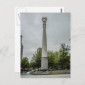 Olympische Flamme Postkarte (Vorne/Hinten)