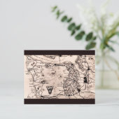 Olympische Halbinsel Karte (Stehend Vorderseite)