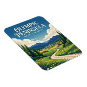 Olympische Halbinsel USA Magnet (Rechte Seite)