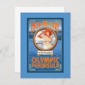 Olympische Halbinsel, Washington Hop the Ferry Postkarte (Vorne/Hinten)
