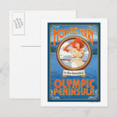 Olympische Halbinsel, Washington Hop the Ferry Postkarte (Vorne/Hinten)