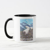 Olympische Halbinsel, WashingtonBergziegen Tasse (Links)