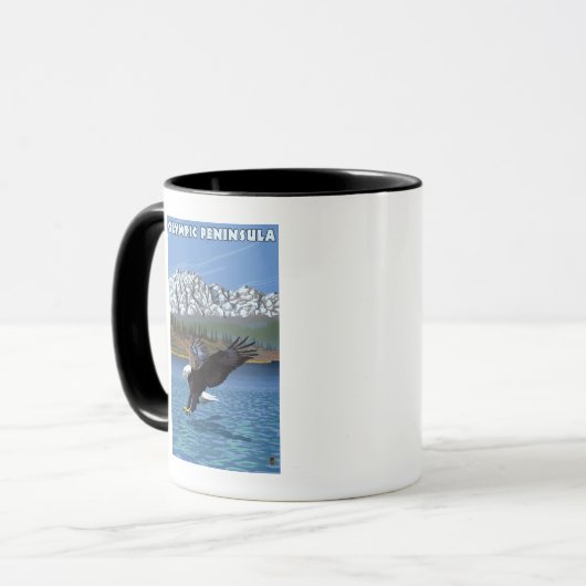 Olympische Halbinsel, WashingtonFischereiadler Tasse (Vorderseite Links)