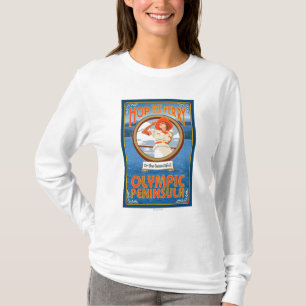Olympische Halbinsel, WashingtonHop die Fähre T-Shirt