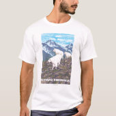 Olympische Halbinsel, WashingtonMountain Ziegen T-Shirt (Vorderseite)