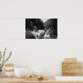 Olympische Hot Springs, WA Lodge View Foto #2 Poster (Küche)