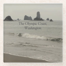 Olympische Küste, Washington, Seascape Foto Glasuntersetzer
