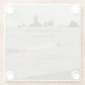 Olympische Küste, Washington, Seascape Foto Glasuntersetzer (Rückseite)