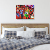 olympische Läufer Leinwanddruck (Insitu (Schlafzimmer))