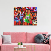 olympische Läufer Leinwanddruck (Insitu (Wohnzimmer))