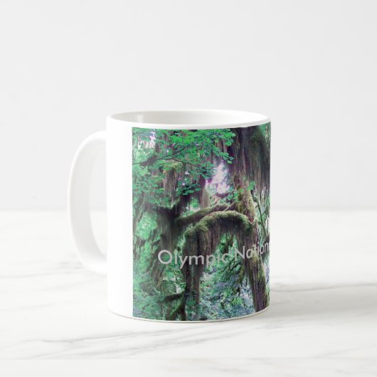 Olympische Nationalpark-Tasse Kaffeetasse (Vorderseite Links)