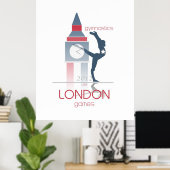 Olympische Spiele: Gymnastik Poster (Heimbüro)