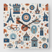 Olympische Uhren von Paris (Vorderseite)