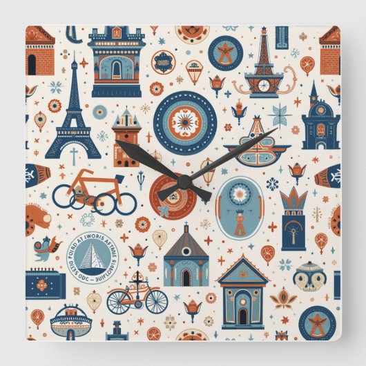 Olympische Uhren von Paris (Vorderseite)