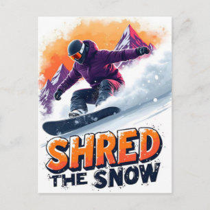 Olympische Winterspiele 2026 Frauen Snowboard Half Feiertagspostkarte