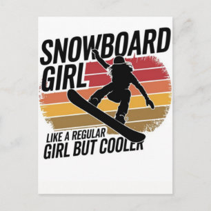 Olympische Winterspiele 2026 Frauen Snowboard Half Feiertagspostkarte