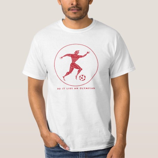 Olympischer Fußball/Fußball-T - Shirt (Vorderseite)
