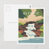 Olympischer Nationalpark - Ausstellungsort Postkarte (Vorne/Hinten)