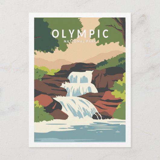 Olympischer Nationalpark - Ausstellungsort Postkarte (Vorderseite)