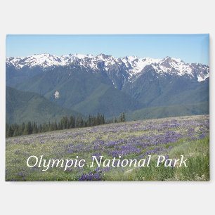 Olympischer Nationalpark Berge und Wiesen Magnet