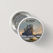 Olympischer Nationalpark Button (Vorne & Hinten)