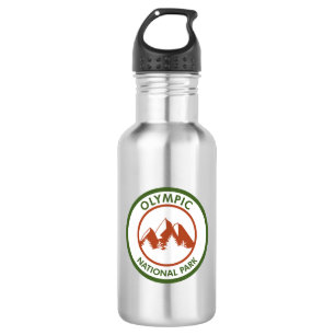 Olympischer Nationalpark Edelstahlflasche