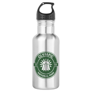 Olympischer Nationalpark Edelstahlflasche