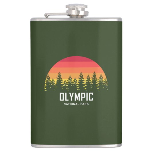 Olympischer Nationalpark Flachmann (Vorderseite)