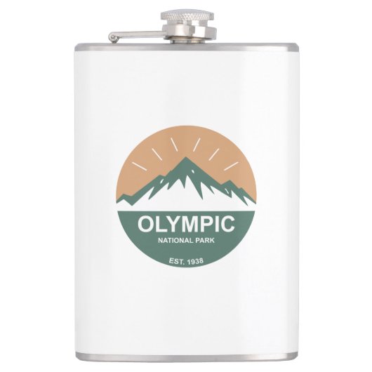 Olympischer Nationalpark Flachmann (Vorderseite)