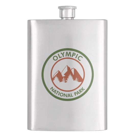 Olympischer Nationalpark Flachmann (Vorderseite)